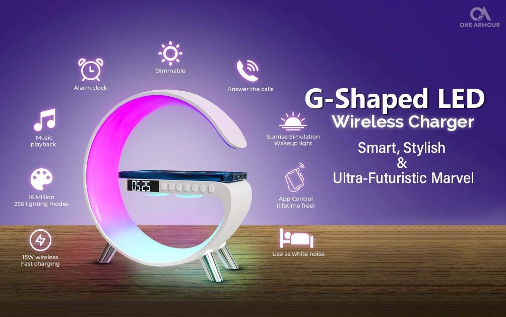 onearmour blog 3 G-Shaped LED Wireless Charger