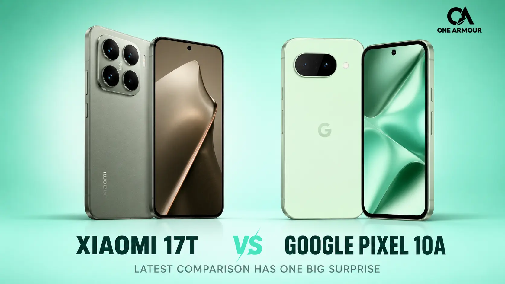 Xiaomi 17T vs Google Pixel 10a