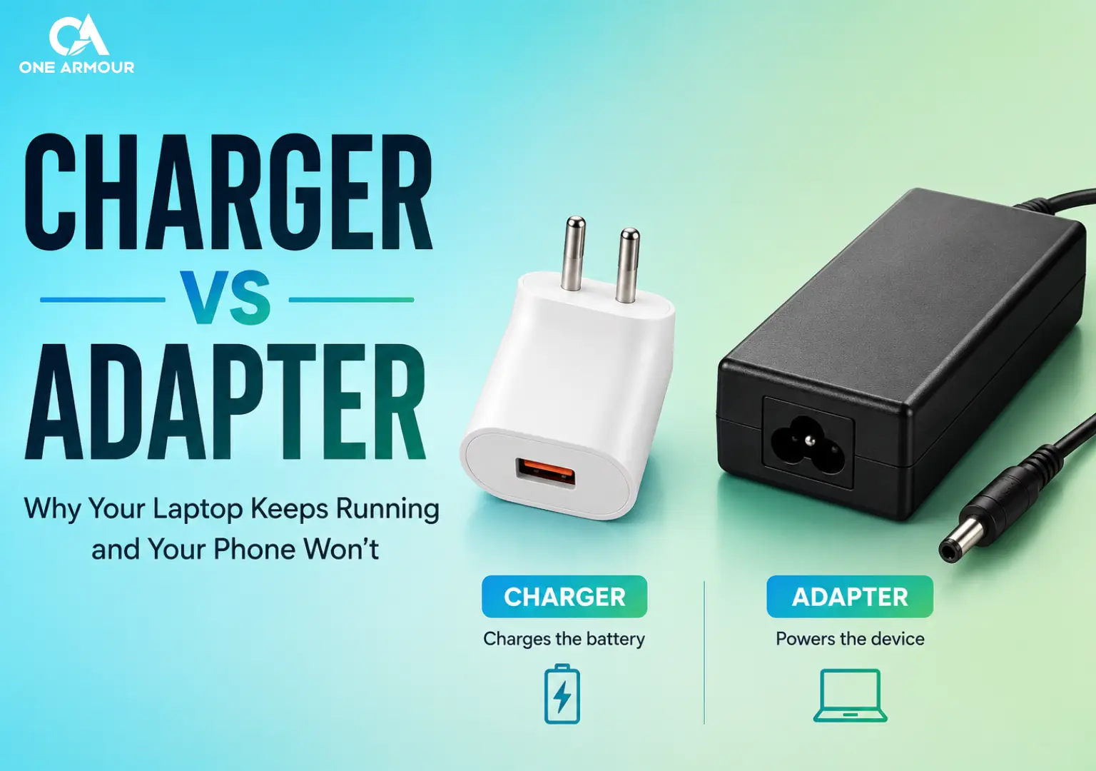 Charger vs Adapter Difference Charger vs Adapter Difference